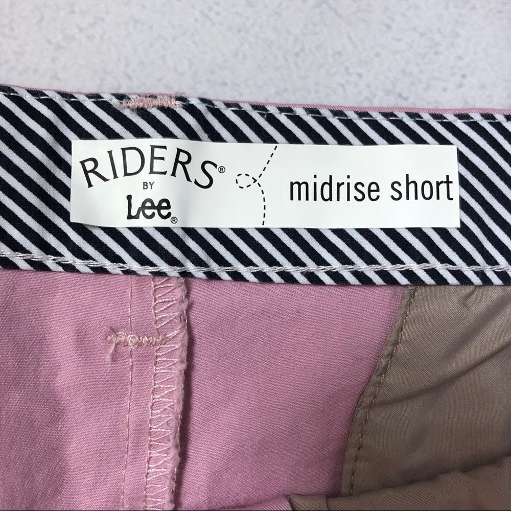 Riders by Lee Womens Mid Rise Chino Short NWT - Picture 3 of 8